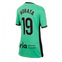 Zenski Nogometni Dres Atletico Madrid Alvaro Morata #19 Rezervni 2023-24 Kratak Rukav